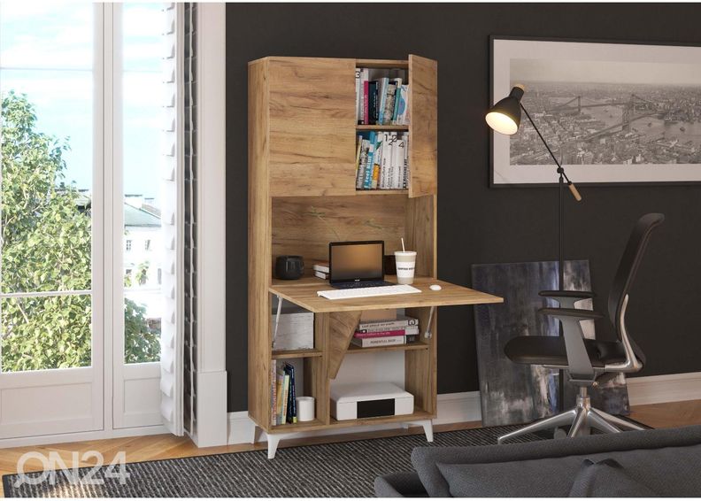 Kappriiul / sekretärkapp Lissy 80 cm suurendatud