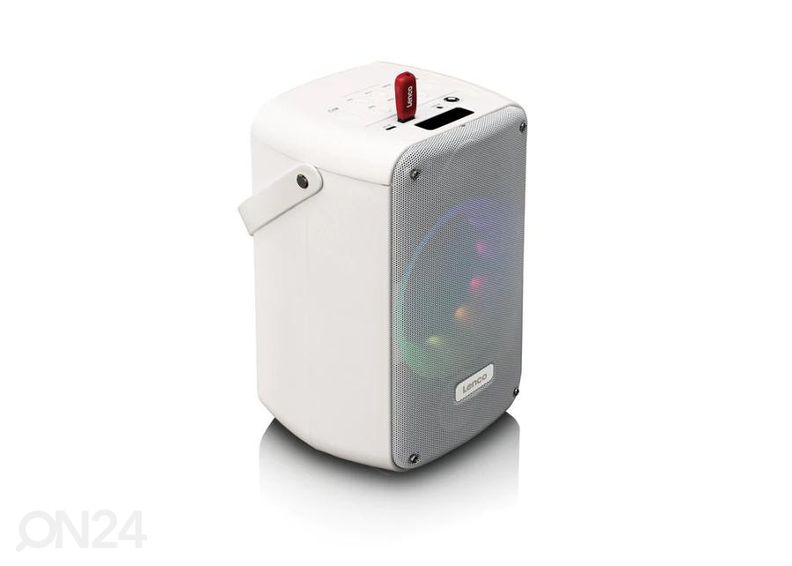 Karaokekõlar Lenco BTC060WH valge suurendatud