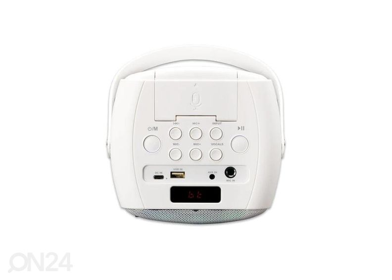 Karaokekõlar Lenco BTC060WH valge suurendatud