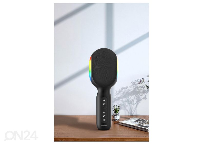 Karaokemikrofon kõlariga Sencor SSSK1000 suurendatud