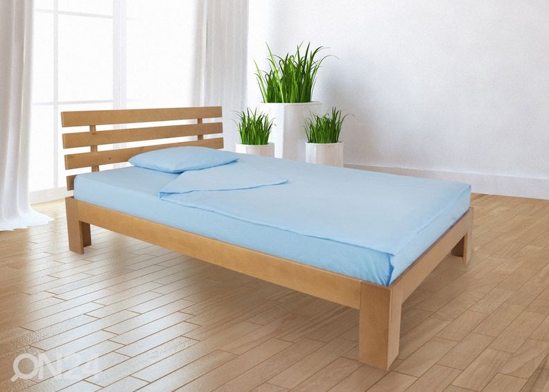 Kasepuust voodi 140x200 cm suurendatud