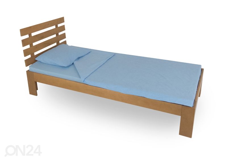 Kasepuust voodi 90x200 cm suurendatud