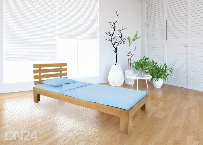 Kasepuust voodi 90x200 cm suurendatud