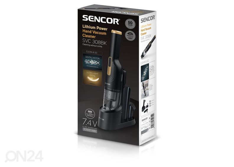 Käsitolmuimeja SVC308BK suurendatud