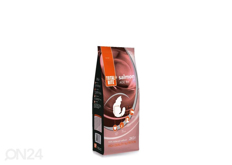 Kassi täissööt lõhega 2kg suurendatud