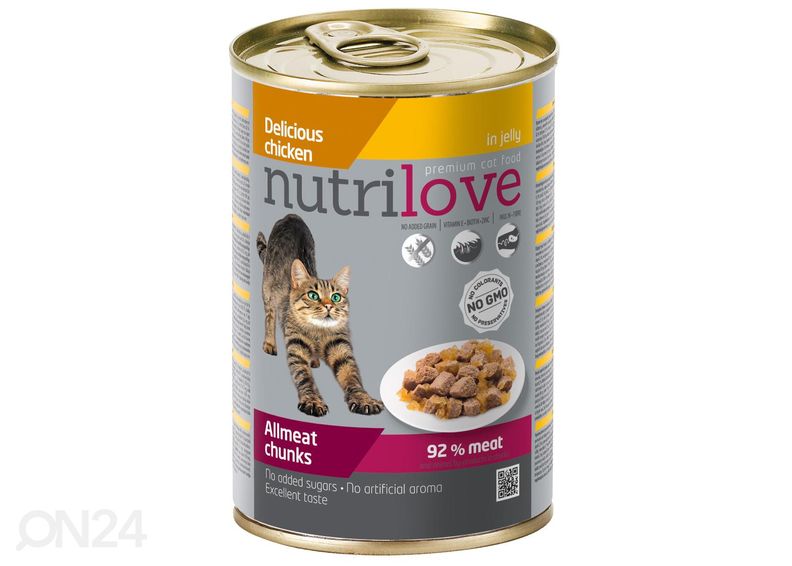 Kassikonserv kanaliha tarretises 400g suurendatud