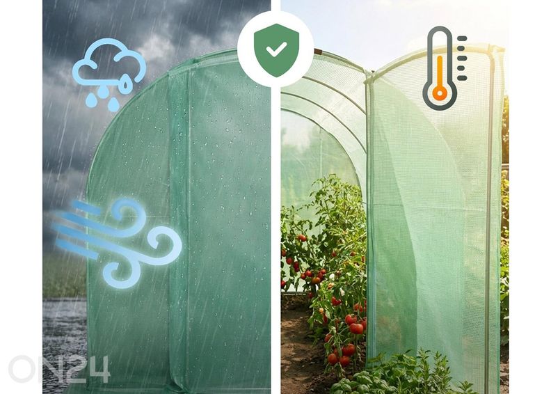 Kasvuhoone 6 m² suurendatud