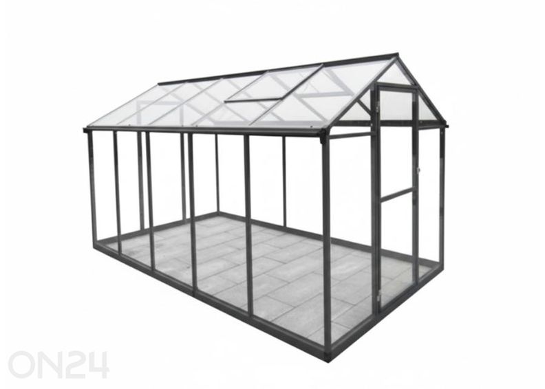 Kasvuhoone klaasist 4,3 m² suurendatud