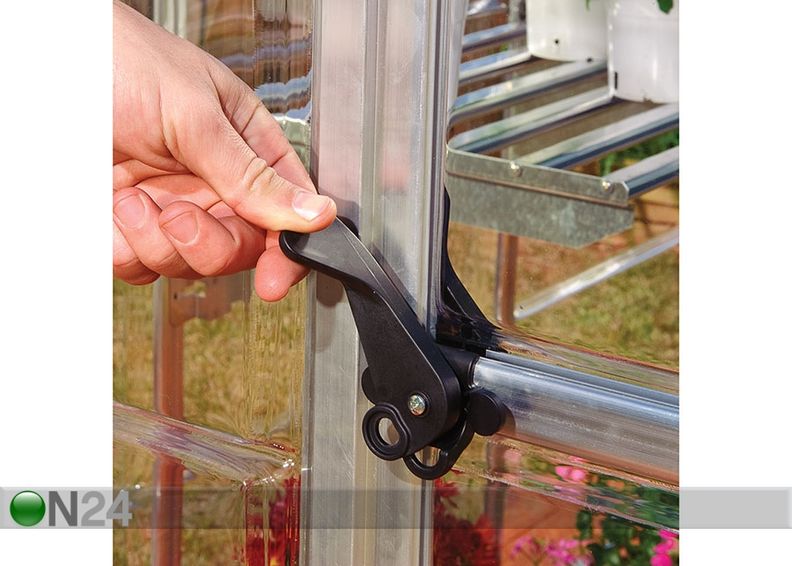 Kasvuhoone Palram Hybrid 1,85x1,26 m, 2,33 m² suurendatud