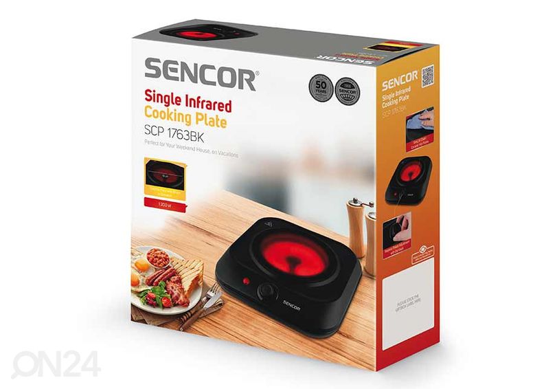 Keraamiline lauapliit Sencor SCP1763BK suurendatud