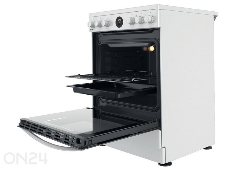 Keraamiline pliit Indesit IS67V8CHWE suurendatud