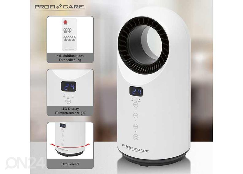 Keraamiline soojapuhur ProfiCare PCHL3086 suurendatud