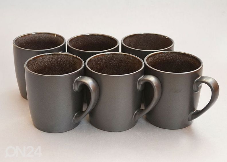 Keraamilised kruusid Black Jeans 6 tk suurendatud