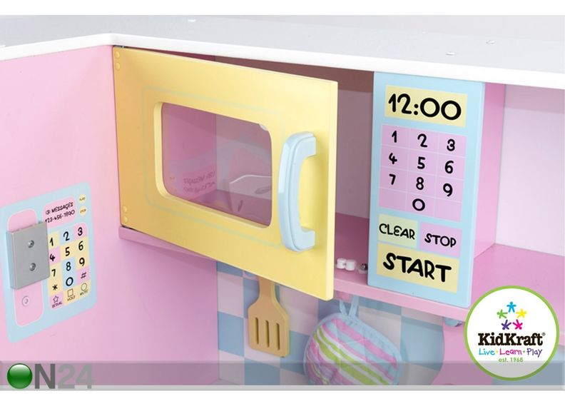 KidKraft suur pastelne mänguköök suurendatud
