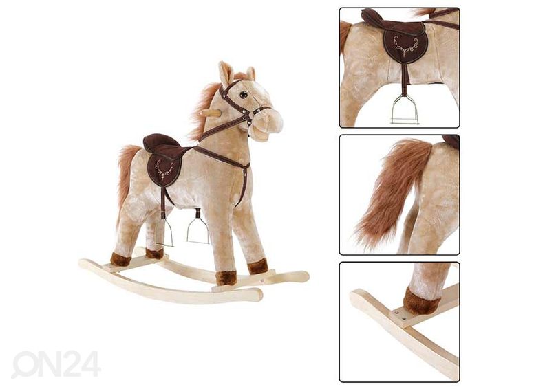 Kiikhobune muusikaga suurendatud