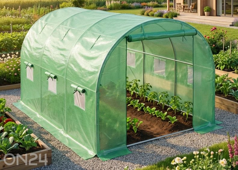 Kilekasvuhoone 6 m² suurendatud