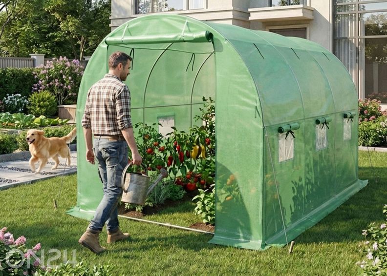 Kilekasvuhoone 6 m² suurendatud