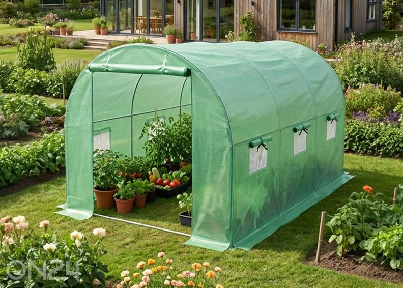 Kilekasvuhoone 6 m² suurendatud