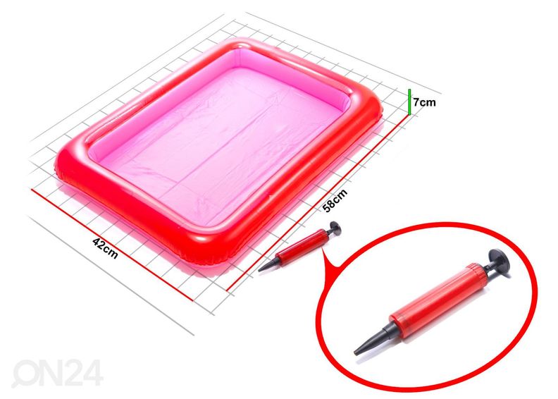Kineetiline liiv 2 kg koos liivakasti ja 16 vormiga suurendatud