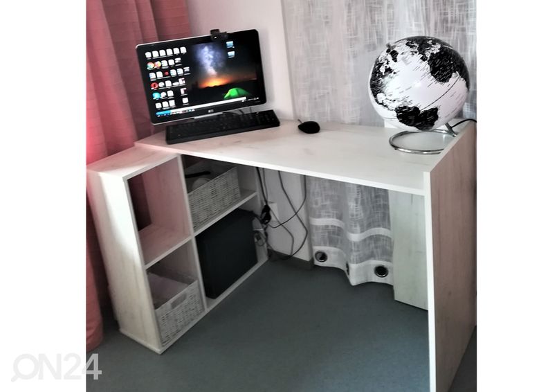 Kirjutuslaud 122 cm suurendatud