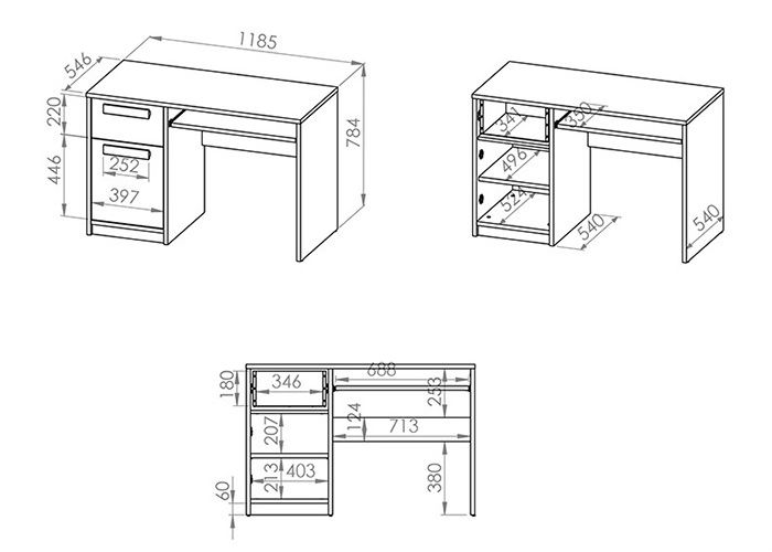 Kirjutuslaud suurendatud