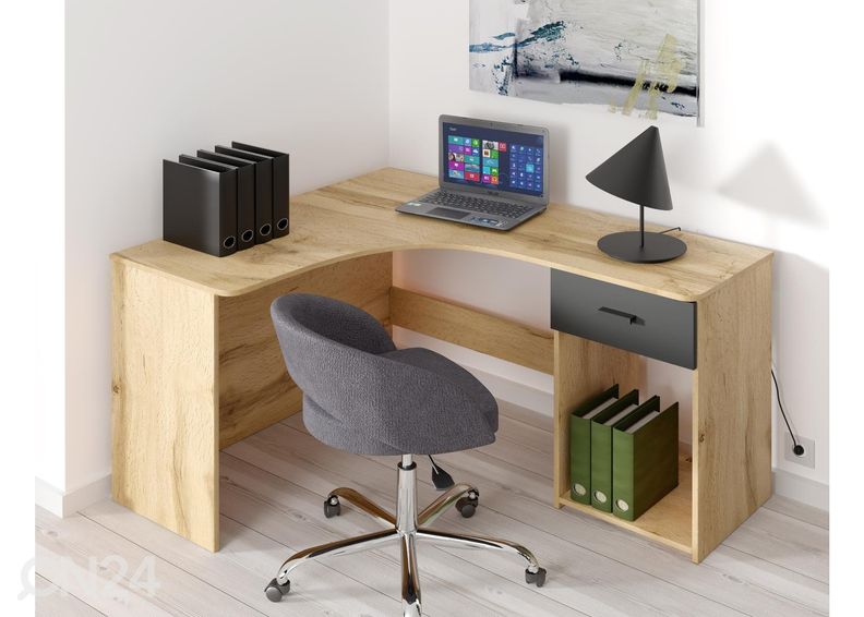 Kirjutuslaud 155x125 cm suurendatud