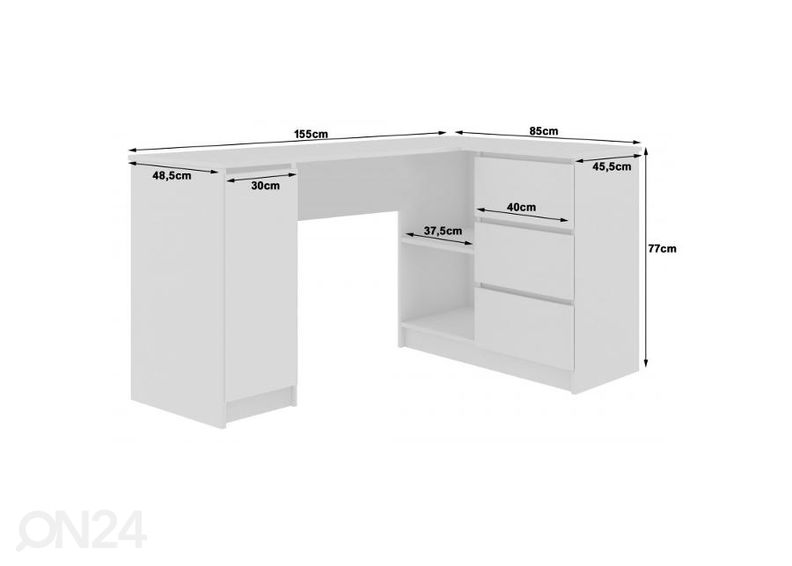 Kirjutuslaud suurendatud