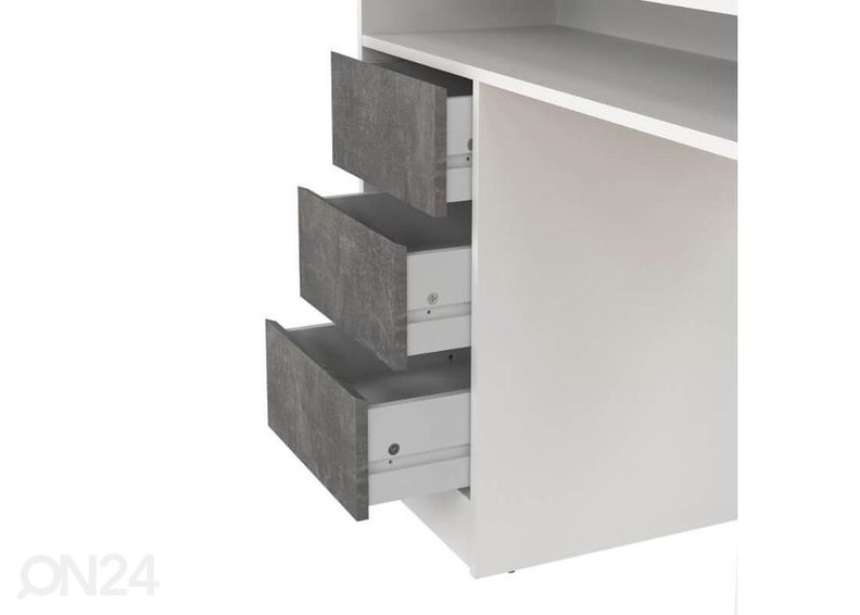 Kirjutuslaud Function 126 cm suurendatud