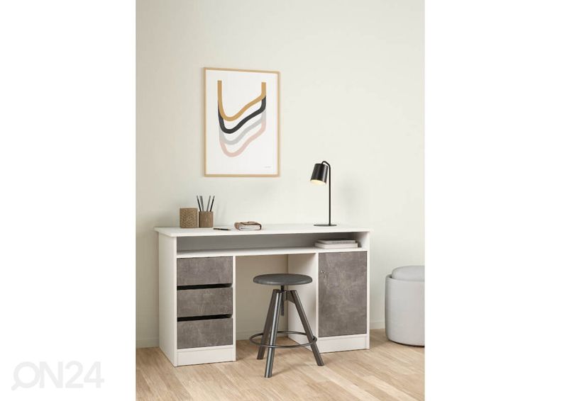 Kirjutuslaud Function 126 cm suurendatud