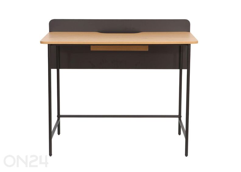 Kirjutuslaud Harper 100x49,5xH85 cm, saar/must suurendatud