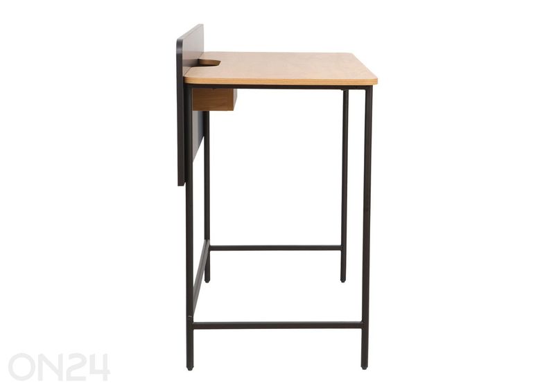 Kirjutuslaud Harper 100x49,5xH85 cm, saar/must suurendatud