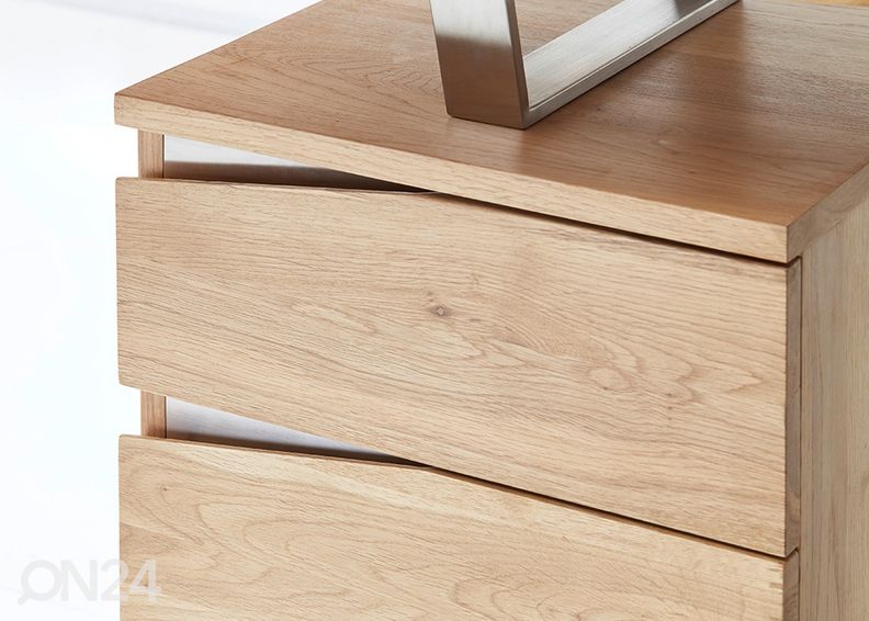 Kirjutuslaud/kontorilaud Tori, tammepuit suurendatud