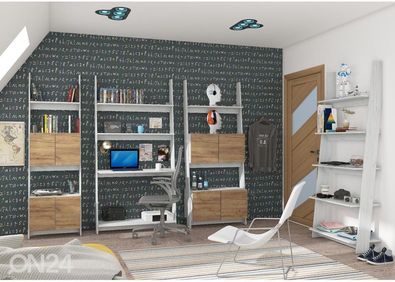 Kirjutuslaud Mallow 100 cm suurendatud