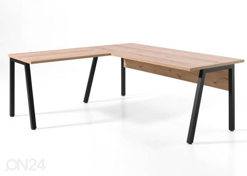 Kirjutuslaud Pronto must/mänd 180 cm suurendatud