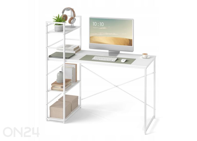 Kirjutuslaud riiuliga 120 cm suurendatud