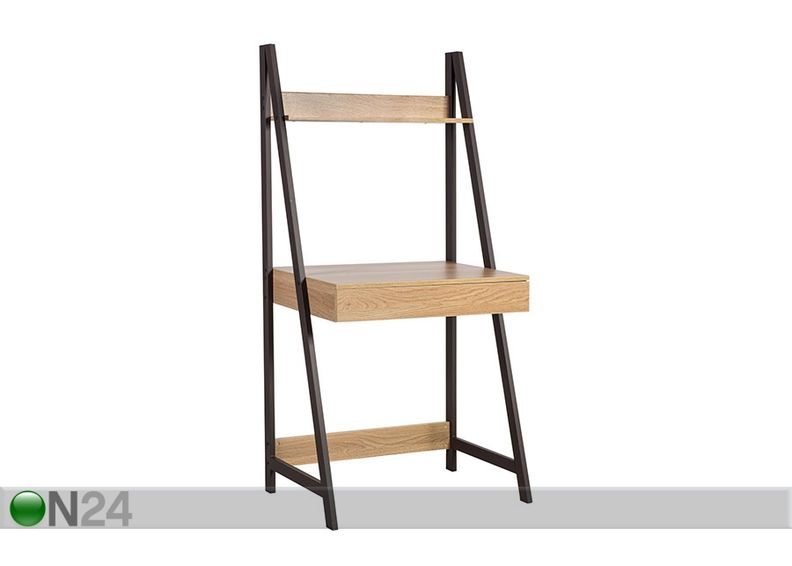 Kirjutuslaud riiuliga Step suurendatud