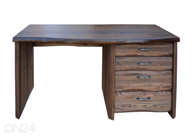 Kirjutuslaud täispuidust (mänd+saar) suurendatud