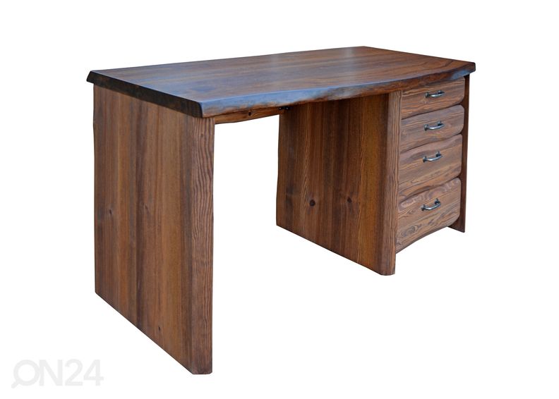 Kirjutuslaud täispuidust (mänd+tamm) suurendatud