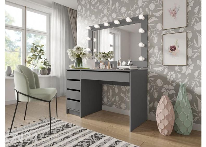 Kirjutuslaud / tualettlaud Thames 120 cm suurendatud