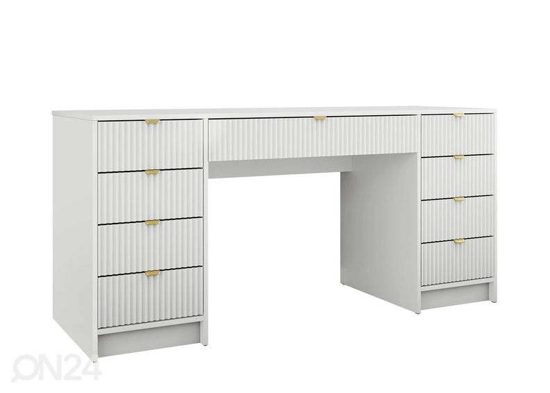 Kirjutuslaud / tualettlaud Tireno 154 cm suurendatud