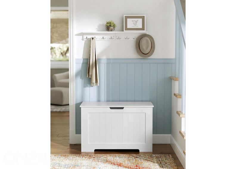 Kirst/hoiukast 76x40 cm, valge suurendatud