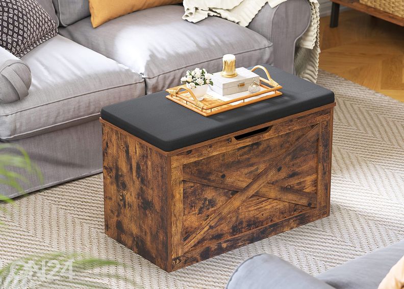 Kirst/hoiukast/tumba, pruun/tumehall suurendatud