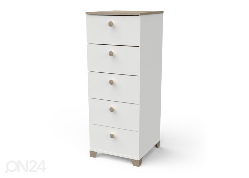 Kitsas sahtlitega Kummut Izzy 40 cm suurendatud