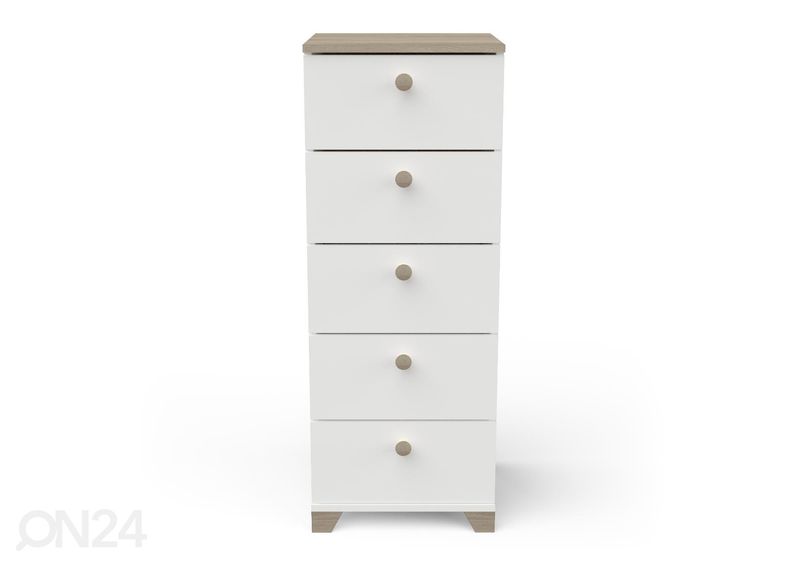 Kitsas sahtlitega Kummut Izzy 40 cm suurendatud