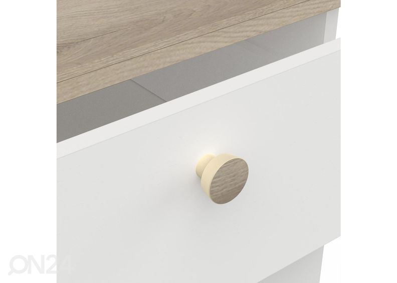 Kitsas sahtlitega Kummut Izzy 40 cm suurendatud