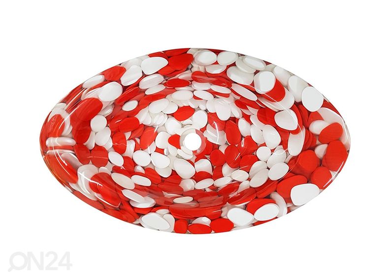 Kivikestega valamu suurendatud