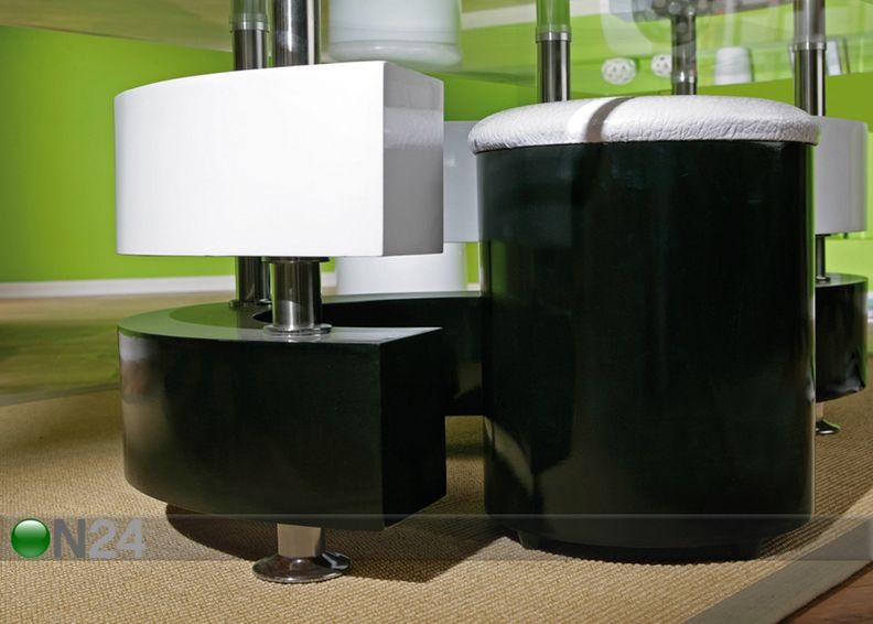 Klaasiga diivanilaud Serena suurendatud