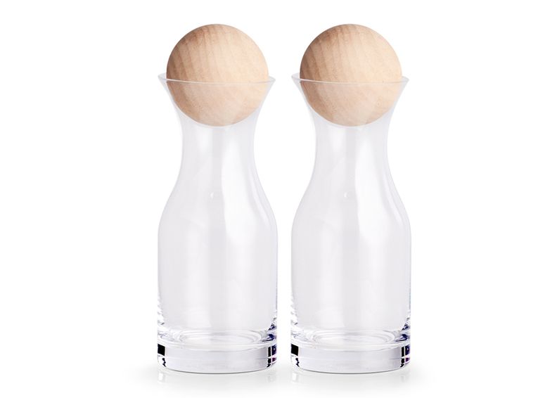 Klaaskarahvin 250 ml, 2 tk suurendatud