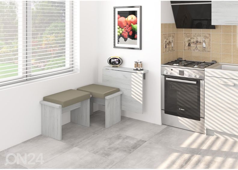 Klapplaud Conna 70x70 cm suurendatud