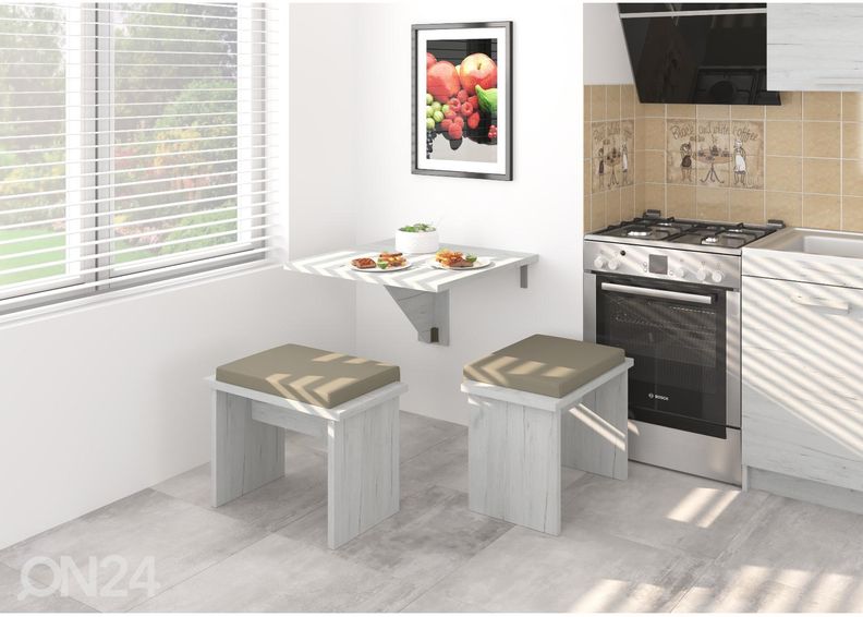 Klapplaud Conna 70x70 cm suurendatud